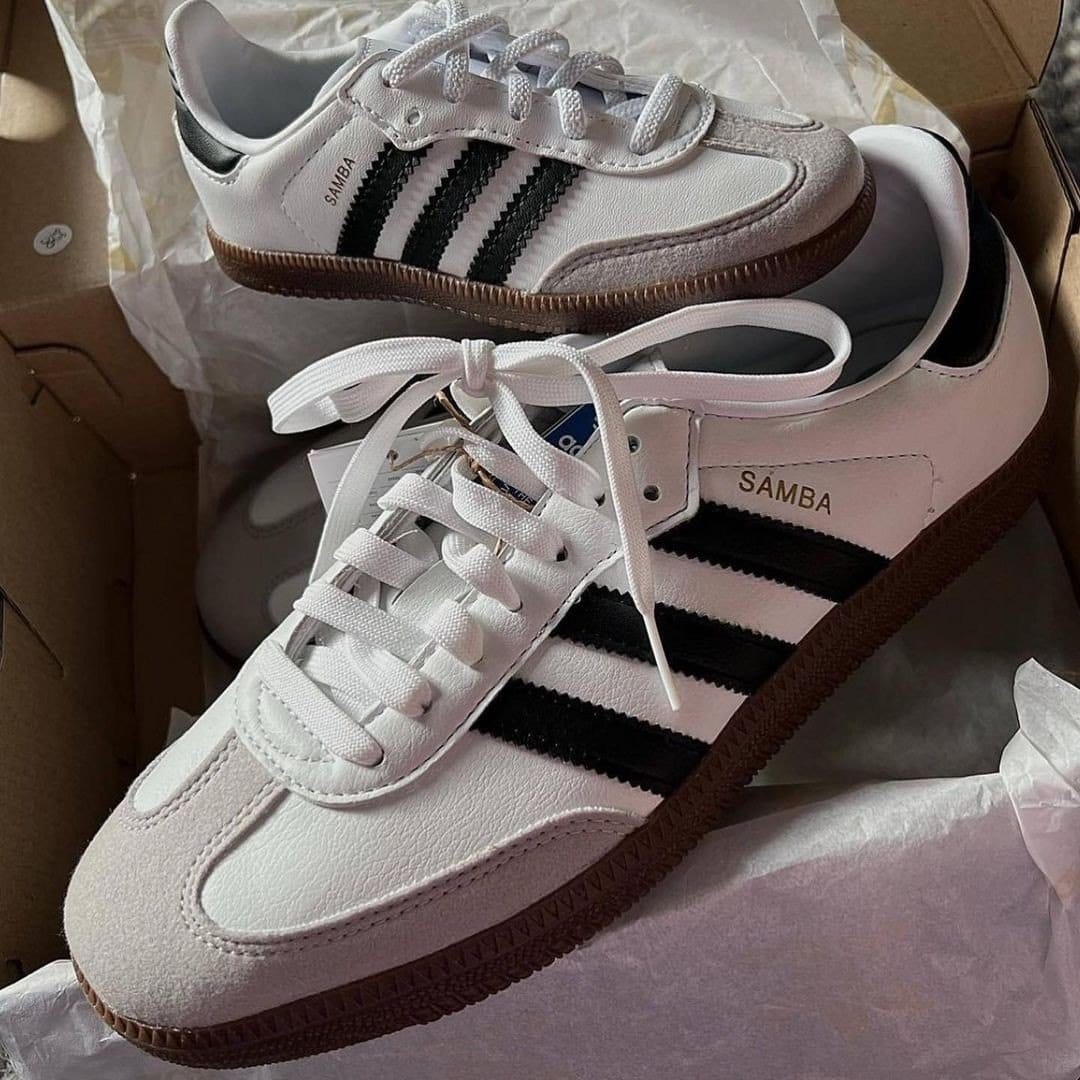 ADIDAS SAMBA WHITE BLACK